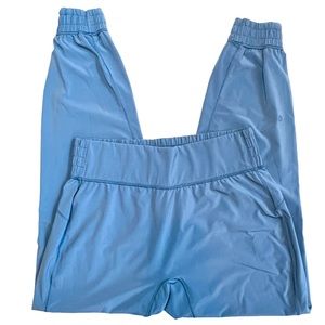 Lululemon Women’s Sz 8 Sun Setter High Rise Stretch Tempest Blue Jogger Pants